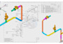 design piping plan, 2d 3d isometric, steel structure, fabrication dwg